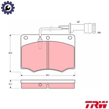 BRAKE PAD SET DISC BRAKE
