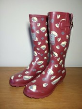 Hawkins Pug Dog Print Wellies