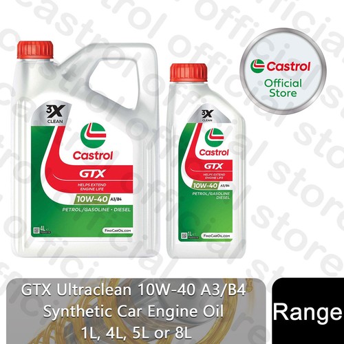 Castrol gtx ultraclean 10w - castrol,