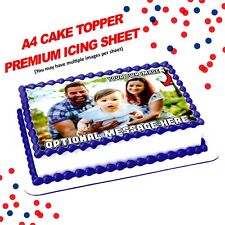 A4 YOUR OWN EDIBLE PHOTO CAKE