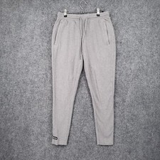 Alphalete Sweatpants Womens M Medium Gray Fleece Drawstring Stretch Outdoor