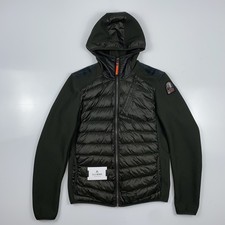 Men's Parajumpers Nolan Hooded Hybrid Jacket Khaki Green Size Small RRP £335