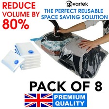 8PCS STRONG VACUUM STORAGE BAG