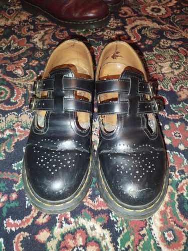 Martens mary jane black uk - black,