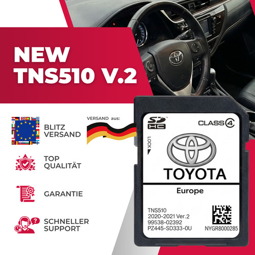 Sat nav card for - sd, toyota