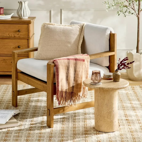 Large travertine accent - travertine,