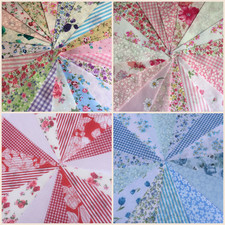 Fabric bunting handmade - fabric, bunting,handmade