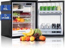 85L 12v 24v Compressor Fridge Freezer Boat Caravan Campervan Motorhome RV Black