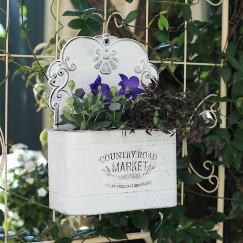 Vintage wall mounted planter - vintage,