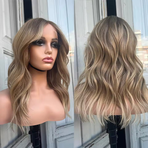 Balayage light brown - brown, golden