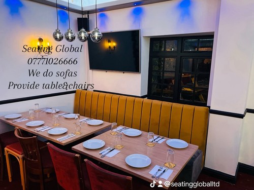 Restaurant booth seating - seating, set