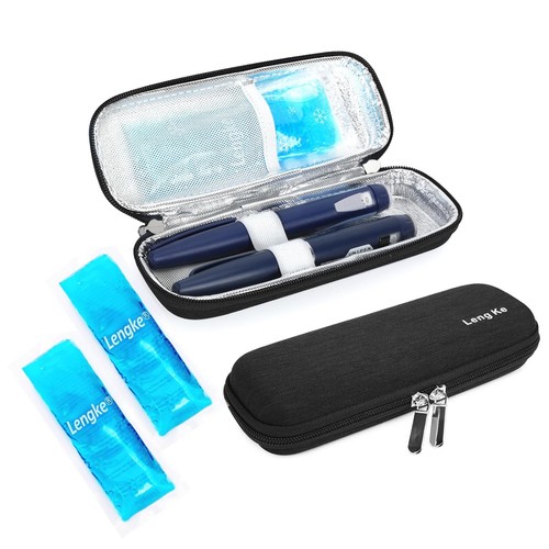 Medication cooler travel case - medication,