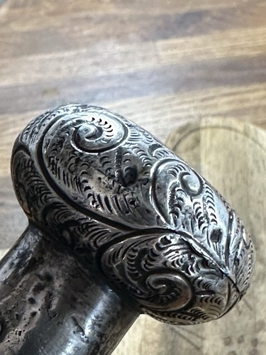 Antique walking stick solid - antique,