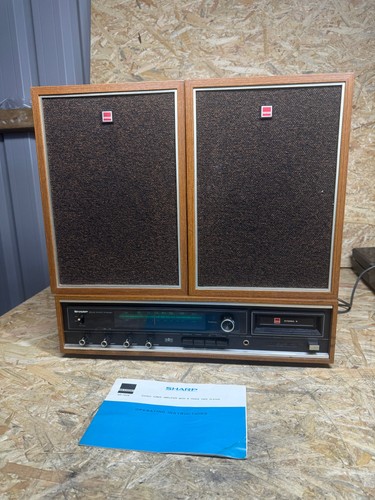 Sharp 102e stereo - sharp, sr-102e