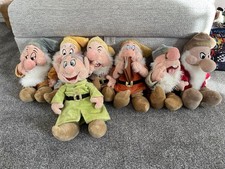 Official Disney Seven Dwarfs  Plush Soft Toy Teddy Doll VGC