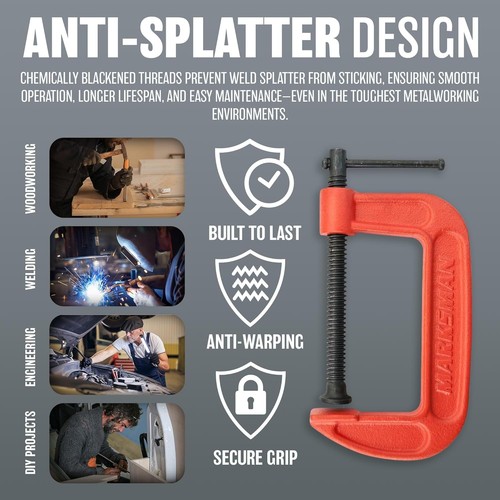 Heavy duty clamp iron - heavy, g