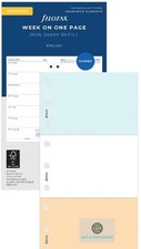 Filofax 2026 Personal Diary - Week On One Page + 3 x Jot Pads
