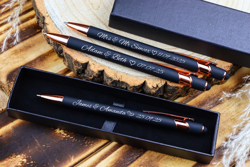 Personalised wedding pen with - pen,