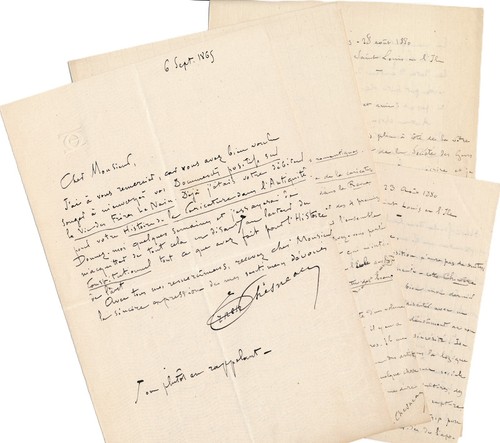 Ernest chesneau autograph - 9,