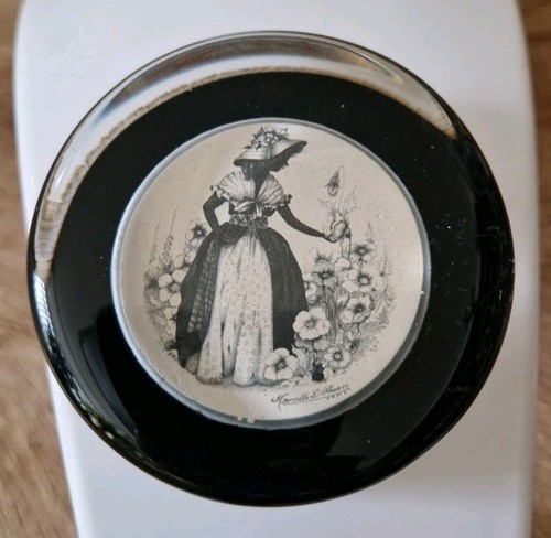 Vintage glass paperweight - vintage,