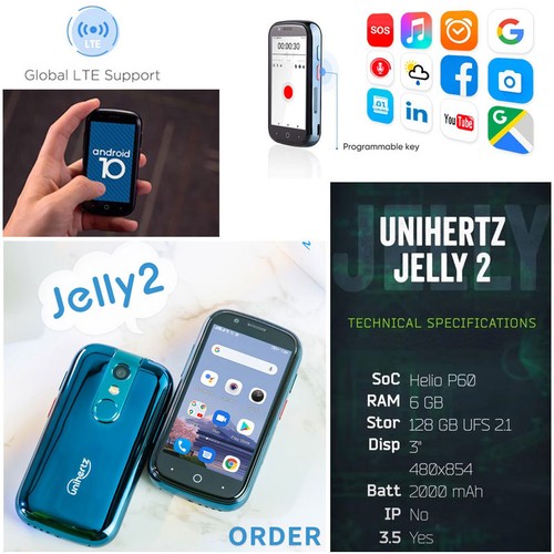 Lte unihertz jelly mini - 4g,