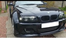 BMW E46 wide arch extensions fibreglass not Full bodykit