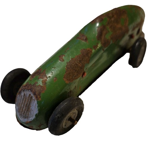 Tri ang minic racing car - racing, green