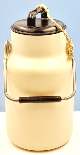 Vintage french milk churn with - french,