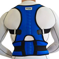 NEOPRENE MAGNETIC POSTURE CORRECTOR BAD BACK LUMBAR SHOULDER SUPPORT BELT BRACE