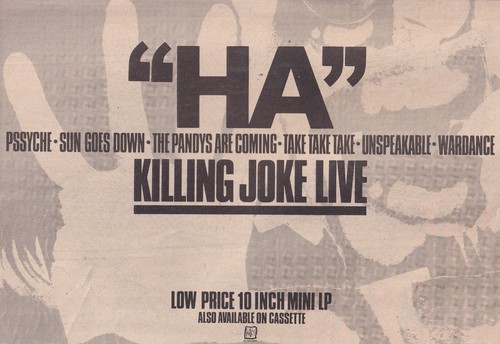 Killing joke mini - killing,