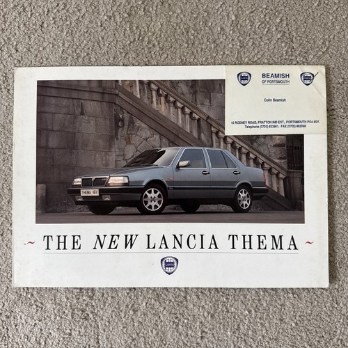 1988 lancia thema launch - lancia, uk