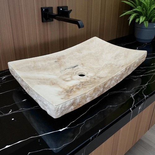 Onyx marble sink natural - onyx,