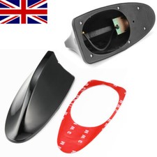 Universal Car Black Shark Fin-Roof Antenna Radio FM AM Aerial Signal Booster UK