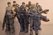 NECA Gears of War Figures Bundle Marcus, Cole. Annya. Baird, Hoffman