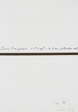 Bernard Heidsieck, collage, signed and numbered. FLUXUS.