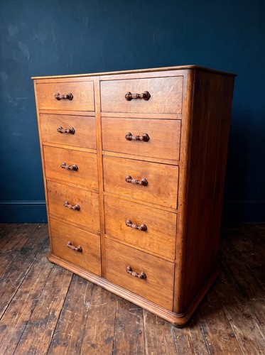 1920s antique banker - 1920s, oak