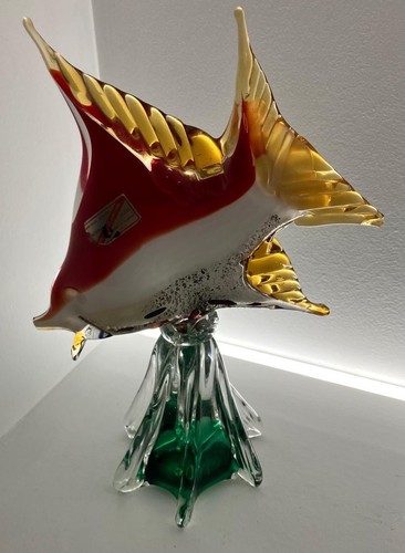 Murano glass fish rare 27cm - murano,