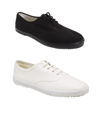 Dek mens white canvas pumps - dek,