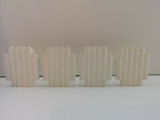 Lego Castle - 4 White Log Wall