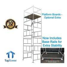 Scaffold Tower 7.2m 6x4 x 23ft Working Ht DIY Galvanised Steel Towers