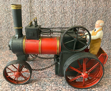 Collectors Item, Metal Model Of A Old Style Traction Engine Complete With Driver