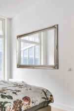 Large Mirror Silver Ornate Antique Big Wall 3Ft10 X 3Ft 117 X 91cm 40 X 30