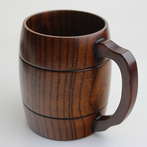 Wooden tankard beer stein mug - beer,
