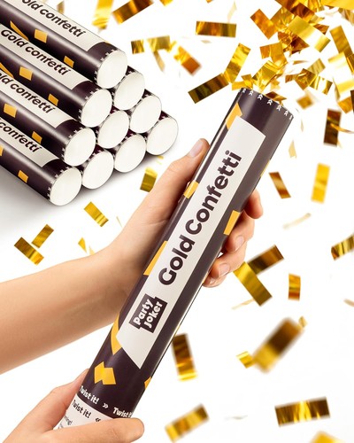 Confetti cannons gold - confetti,