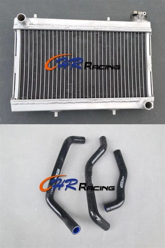Aluminum radiator black hose - radiator+black,