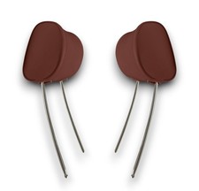 Headrests Normal Form Front D.Red Faux Leather for Mercedes W107 W114 W115 W116