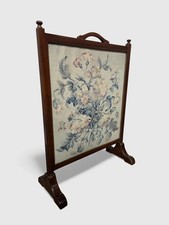 An Antique Mid 20th Century Tapestry Firescreen ~Delivery Available~