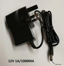 UK 12V 1A AC DC POWER SUPPLY