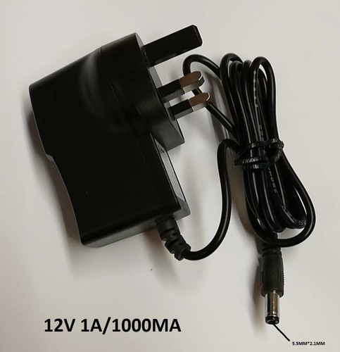 12v dc power - 12v, 1a