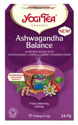 Ashwagandha balance tea - ashwagandha, yogi